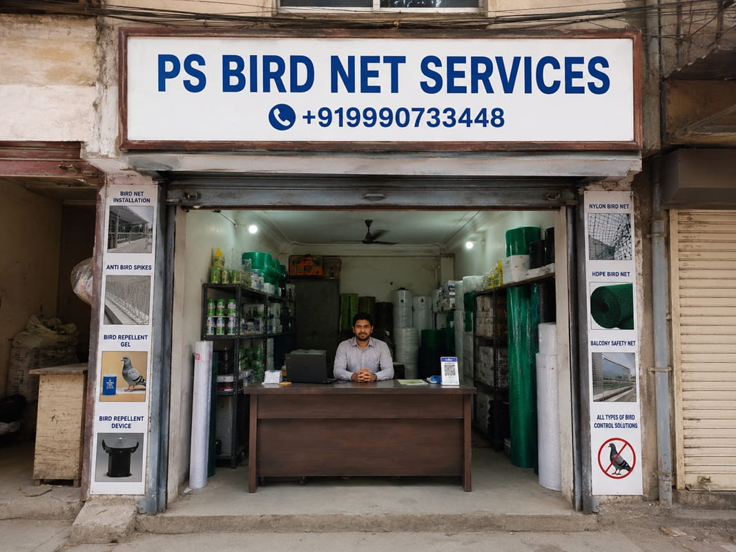 Shop Photo-small-min PS Bird Net Services, Call: +919990733448
